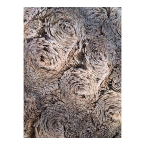 Peace & Pearls Scarf Twisted Infinity Faux Fur Curly Plush SOFT - Picture 4 of 10